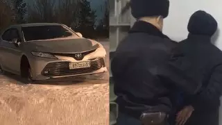 Колеса у Toyota Camry возле аэропорта Нур-Султана украл таксист