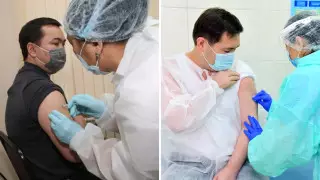 Вакцинация от COVID-19. Как прививали чиновников в регионах Казахстана