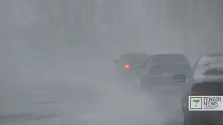 Трассы закрыты​ из-за непогоды в Павлодарской области