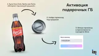 Цифровой оператор izi и Coca-Cola дарят бесплатные гигабайты