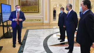 Токаев ознакомился с инструментами Big Data-аналитики АО "Казахтелеком"