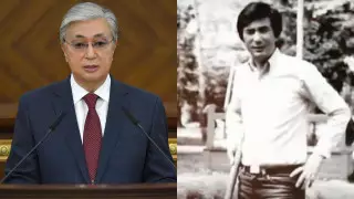 Опубликовано фото 26-летнего Токаева на субботнике в Подмосковье