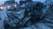 В ЗКО водитель легковушки погиб, врезавшись в грузовик