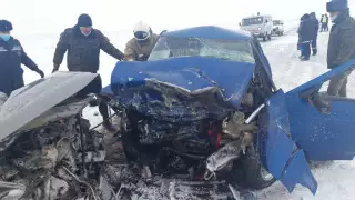 6 человек погибли в жуткой аварии в ЗКО