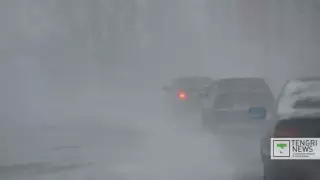 Четыре дороги из Нур-Султана закрыты из-за метели