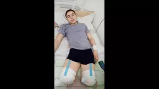 Студент из Караганды остался без ног из-за инцидента на железной дороге