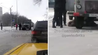 Женщина попала под грузовик на зебре в Павлодаре