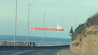 Необычную оптическую иллюзию сфотографировали в Шотландии