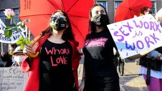 Секс-работницы устроили акцию протеста в Нидерландах