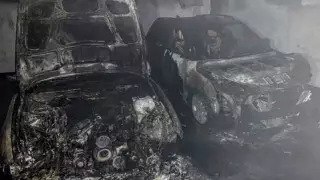 Авто сгорели в паркинге под ЖК в Алматы