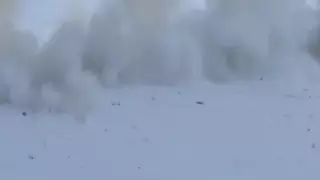 Под Алматы взорвали лавину