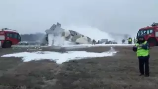 Крушение АН-26 под Алматы: двое в реанимации