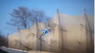 Падение именитого летающего лыжника на скорости 102 км/ч попало на видео
