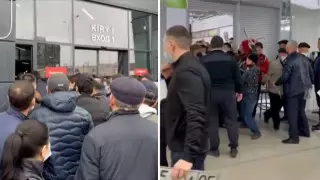 "Штурм" спецЦОНа Алматы сняли на видео