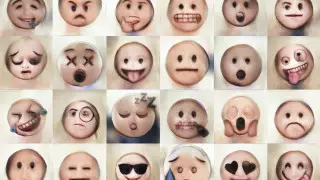 Нейросеть превратила эмодзи в человеческие лица
