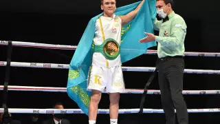 Чемпион Азии из Казахстана нокаутом защитил титул от WBC