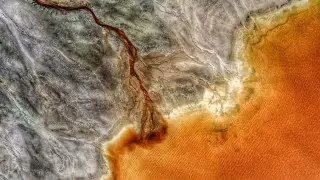 "Кровавый пейзаж". 20 необычных фото, снятых с высоты птичьего полета