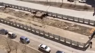 Видео "сноса" LRT обсуждают в Сети