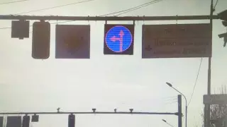 Электронный дорожный знак появился на дорогах Алматы
