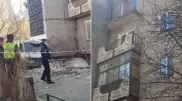 Балкон многоэтажки обрушился в Кокшетау