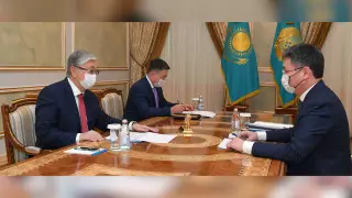 Токаев принял министра труда и соцзащиты