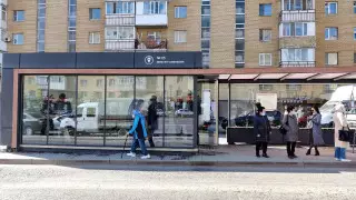 Систему дезинфекции установили в теплой остановке Нур-Султана