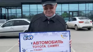 Пенсионер получил новый автомобиль за 3600 тенге