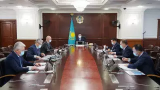 Мамин провел заседание штаба по реализации дорожной карты Nur Otan