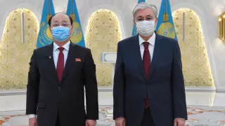 Посол Северной Кореи вручил Токаеву верительную грамоту