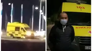Водитель скорой помощи устроил ночной "концерт" в Туркестане