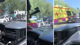 Легковушка попала под грузовик близ Алматы, погиб пассажир