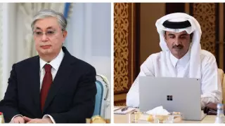 Президент Казахстана поговорил по телефону с эмиром Катара