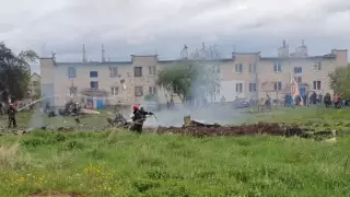 Военный самолет потерпел крушение в Беларуси