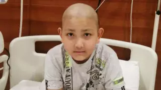 "Лишь тихо произнес: "Мама, я так устал от боли"