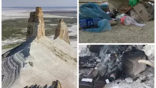 Урочище Бозжыра превращается в мусорную свалку