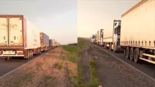 Более 300 фур скопилось на границе с Россией