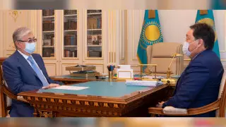 Мамин отчитался перед Токаевым о ситуации с коронавирусом