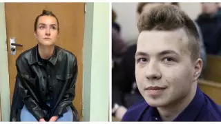 Опубликовано видео допроса арестованной девушки Протасевича