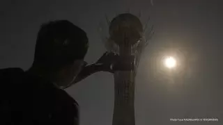 Фото: редкое солнечное затмение наблюдают казахстанцы