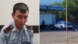 Вину признаю: видео допроса полицейского, насмерть сбившего женщину в Алматы
