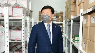 Цой обратился к врачам на казахском языке