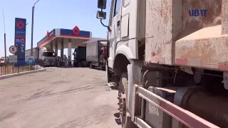 Шымкентте дизель тапшы: жүргізушілер жолға шыға алмай отыр