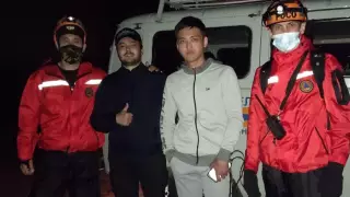 Двое парней заблудились в горах Алматы из-за тумана