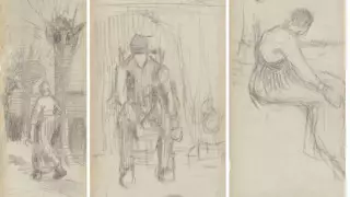 Ранее неизвестные эскизы Ван Гога обнаружили в книге