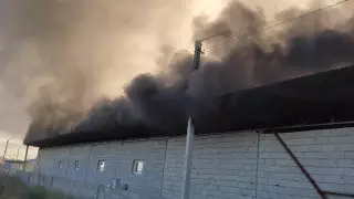 Склад горел на территории новой промбазы под Алматы