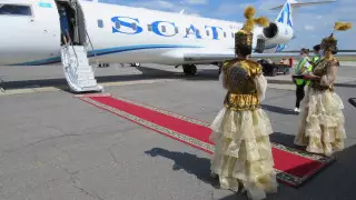 SCAT запустил 10 рейсов из Туркестана