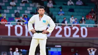 Дзюдоист Жансай Смагулов проиграл в 1/8 финала Олимпиады-2020