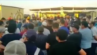 Работники подрядной организации бастуют на Тенгизе