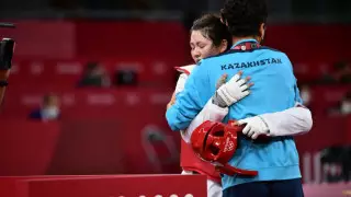 Казахстанская тхэквондистка стартовала с победы на Олимпиаде-2020