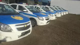 Новые Chevrolet Malibu и Chevrolet Cobalt передали полиции Акмолинской области